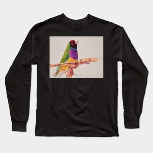 Gouldian Finch Long Sleeve T-Shirt